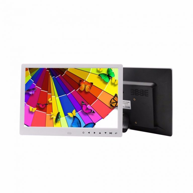 Picture Frame Clock Calendar Remote Control Built-in Speaker