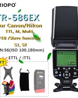 Triopo TR-586EX Wireless Mode TTL Speedlite Speedlight For Canon 5D Nikon D750 D800 D3200 D7100 DSLR Camera as YONGNUO YN-568EX