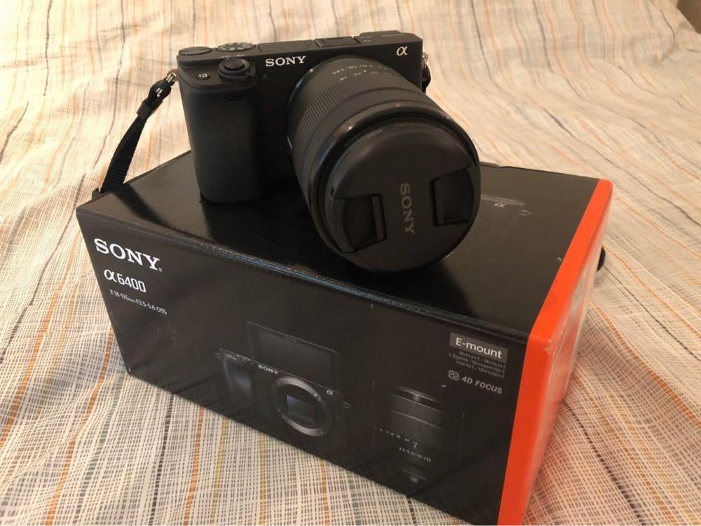 Sony Alpha A6400 A6400M Mirrorless 4K Wi-Fi Digital Camera & 18-135mm Lens Kit - Black