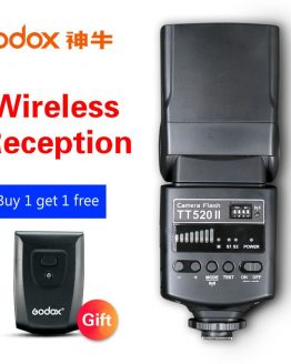 Godox Camera Flash TT520II with Build-in 433MHz Wireless Signal for Canon Nikon Pentax Olympus Sony DSLR Cameras Speedlite