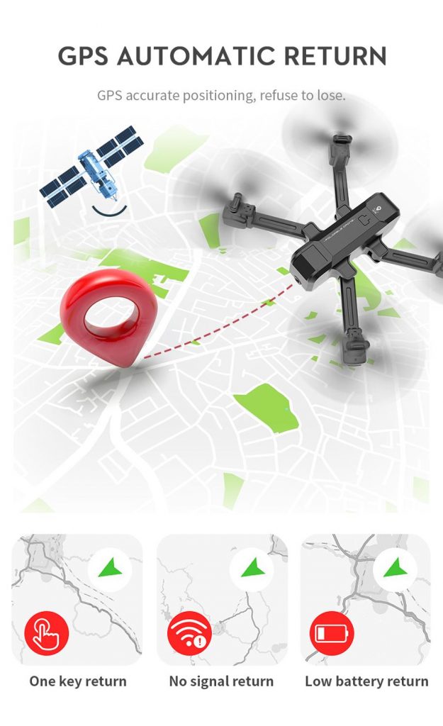 KF607 GPS Drone with 4K HD Dual Camera 1080P 2.4G / 5G Wifi FPV Optical Flow RC Quadcopter Follow Me Mini Dron drones VS E520S