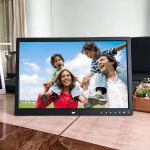 17 inch touch button digital photo frame electronic album HDMI