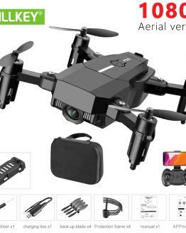 Willkey F86 Drone 1080P HD Camera RC Mini Foldable Quadcopter WIFI FPV Selfie Optical Flow Quadcopter RC Helicopter Toy For Kids