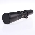 Telephoto F8.0 Lens Manual Zoom with T-Mount for Canon 5D Mark III II T6s