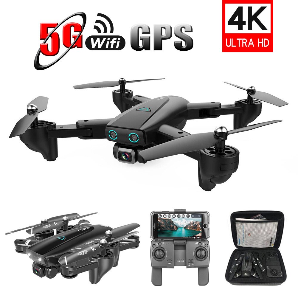 S167 Foldable Drone GPS with Camera 4K 5G WIFI FPV Drone Way-point Flying Remote Control Toy RC Quadcopter Helicopter Toys