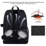 Backpack Waterproof Shockproof Bag with Rain Cover for DSLR