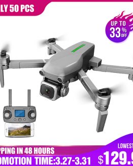 L109 RC Quadcopter Professional Drone 4K GPS HD Camera 5G WIFI FPV Brushless Motor 50X Zoom Electronic Stabilization Lens Follow