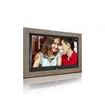 10 inch wooden frame advertising digital photo frame digital photo album