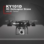 KY101D RC Helicopter Drone with HD WIFI FPV 4K 16MP Camera