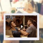 Photo frame electronic photo album wall advertising machine