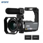 ORDRO Video Camera 4K WiFi Digital Camcorder DV 30MP 16X