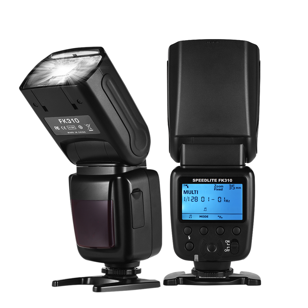 Universal Wireless Camera Flash Light Speed lite GN33 LCD Display Flash Studio for Canon Nikon Sony Olympus Pentax DSLR Cameras