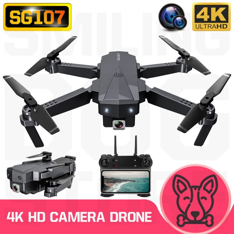 RC Quadcopter SG107 Drone 4K HD Camera WIFI FPV Altitude Holding Foldable Selfie Drones VS XS816 SG106 SG706 KY606D E68 SG901