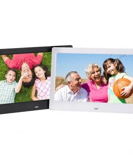 BEESCLOVER 10.1 Inch Widescreen Digital Photo Frame 1024x600 HD Ultra-Thin LED Electronic Photo Album LCD Photo Frame d40