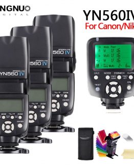 yongnuo YN560 IV YN560IV 2.4G Wireless Master&Group flash Speedlite + YN560TX For Nikon Canon Pentax Olympus Pentax DSLR Camera