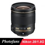 Nikon 28 1.8 G Lens NIKKOR AF-S 28mm f/1.8G Lenses for Nikon DSLR Camera
