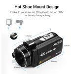 Ultra HD Handheld DV Professional Digital Video Camera CMOS Sensor