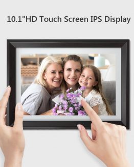 Dragon Touch Digital Photo Frame Classic10 WiFi 10 inch LED IPS Touch Screen HD Display Picture Frame Share Photos via App Email
