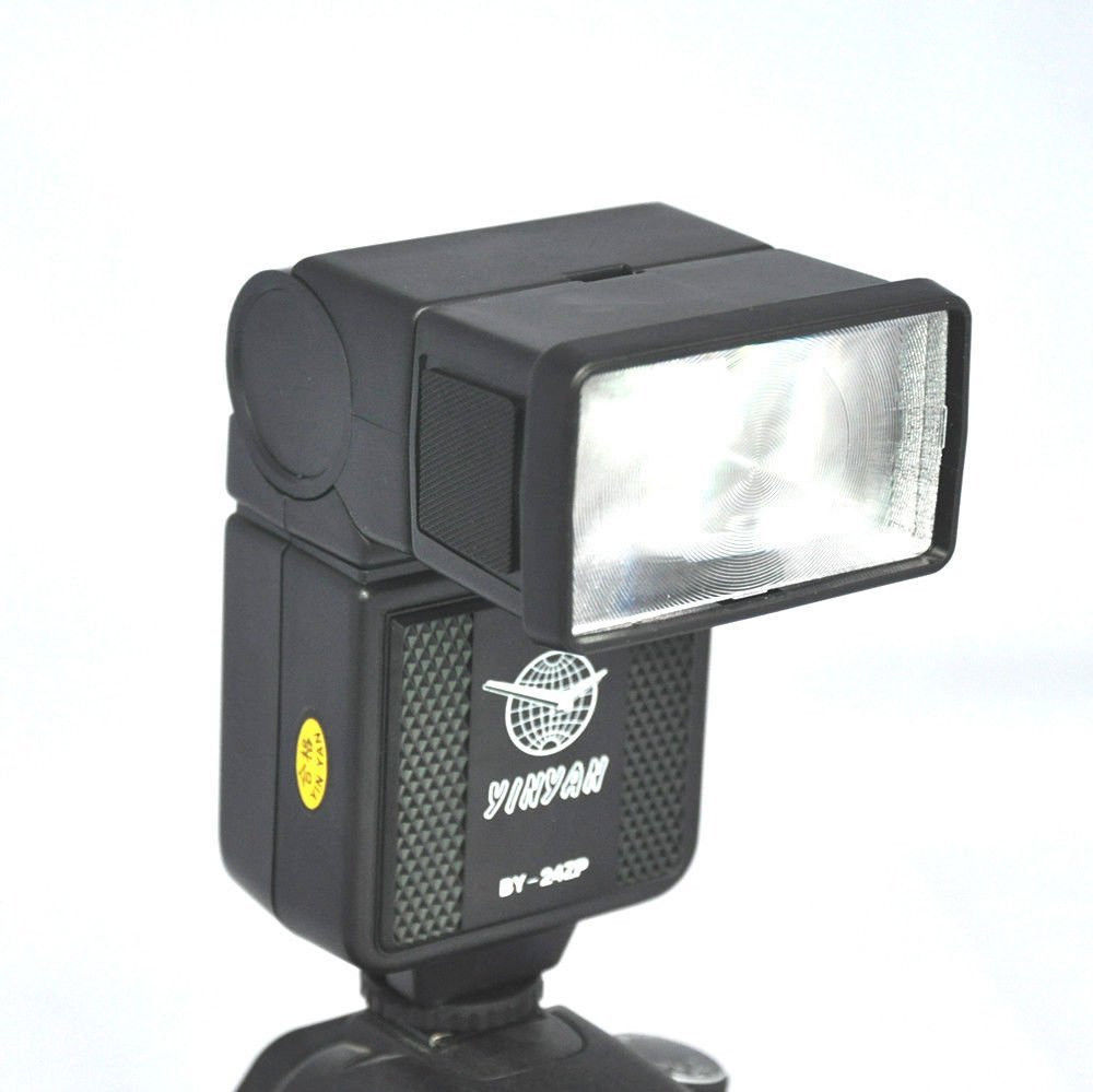 YinYan BY-24ZP Universal Hot Shoe Flash Speedlite for canon nikon Olympus Pentax Fujifilm Dslr Camera Photo Studio Shooting