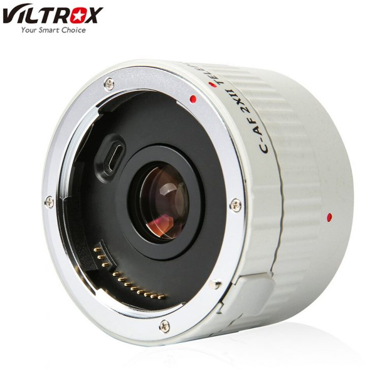 VILTROX C-AF 2X II AF Auto Focus Teleconverter Lens Extender Magnification Camera Lenses for Canon EF Mount Lens DSLR Camera