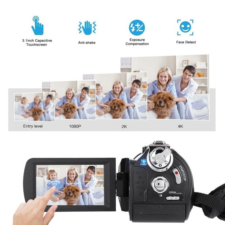 Digital Camera AC3-IPS 4K UHD WiFi 30X Zoom