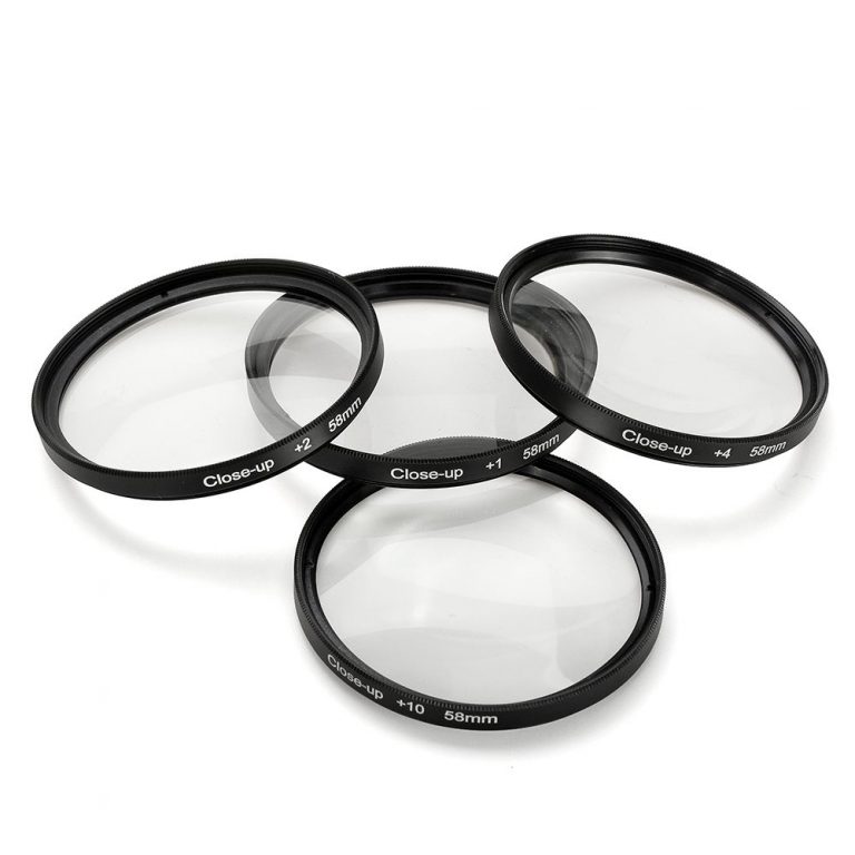 Close-up +1/+2/+4/+10 49/52/55/58/62/67/72/77mm Lens Filter Kit Set for DSLR Camera Lenses