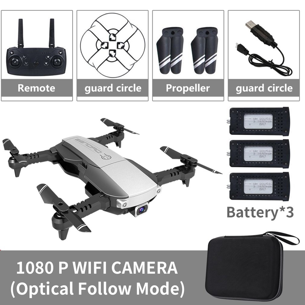 LANSENXI-NVO RC Drone 4K 1080P Quadcopter 2.4GHz WiFi FPV Foldable mini drones Real-time Transmission camera dron Quadcopter