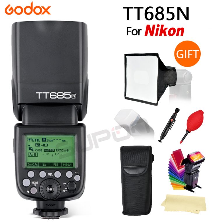 Godox TT685N TT685 2.4G Wireless HSS 1/8000s i-TTL Camera Flash Speedlite +15*17 cm softbox+ Color filter for Nikon DSLR Cameras Godox TT685N TT685 2.4G Wireless HSS 1/8000s i-TTL Camera Flash Speedlite +15*17 cm softbox+ Color filter for Nikon DSLR Cameras
