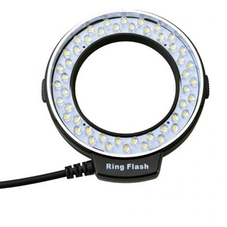 Macro LED Ring Flash Light for Canon, Nikon, and More – Perfect for DSLR Photography