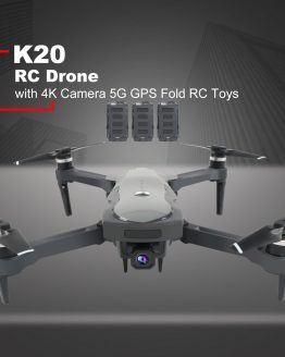 K20 RC Drone with 4K Camera ESC 5G GPS WiFi FPV Brushless 1800m Control Distance Foldable RC Helicopter Airplane Toys