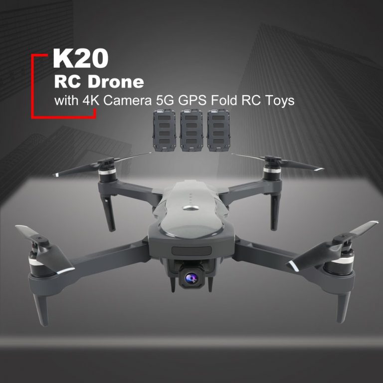 K20 RC Drone with 4K Camera ESC 5G GPS WiFi FPV Brushless 1800m Control Distance Foldable RC Helicopter Airplane Toys