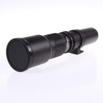 Telephoto F8.0 Lens Manual Zoom with T-Mount for Sony Camera DSLR