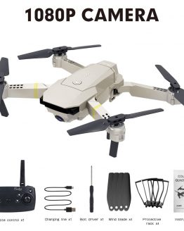 High Quality E58 WIFI FPV With Wide Angle HD Camera High Hold Mode Foldable Arm RC Quadcopter Drone With Remote Control