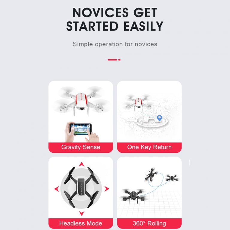 4K Drone With Camera HD Drone Optical Flow Positioning