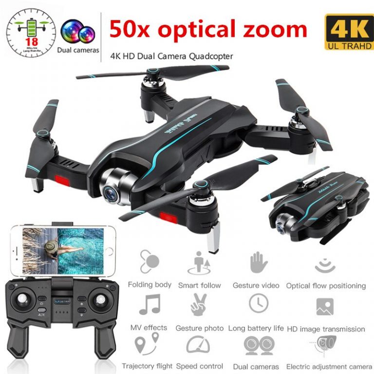 New Drone 4k HD Camera 50x zoom Drone WiFi FPV No Signal Return RC Helicopter Flight 15 Minutes Quadcopter Drone with Camera