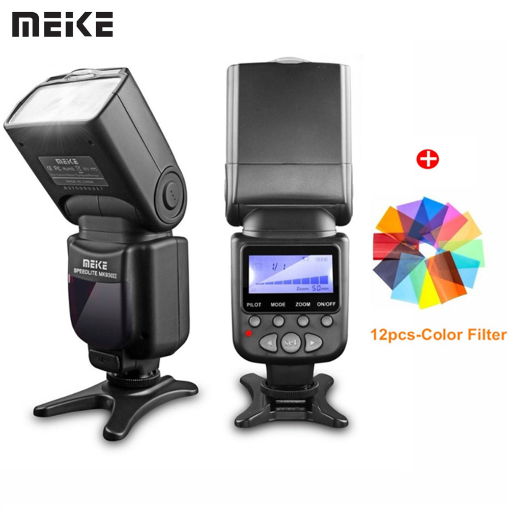 Meike Brand MK-930 II Flash Light Speedlite For Nikon Canon Like D5300 Dslr Camera Speedlight As Yongnuo YN-560 II Flashlight
