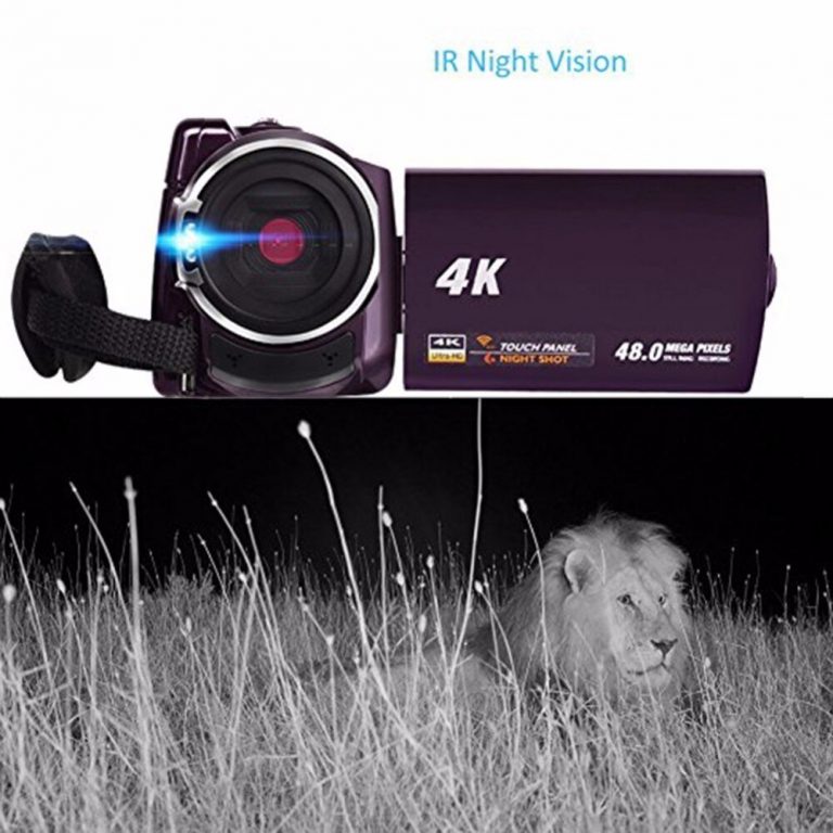 4K Camcorder Video Camera Ultra HD 60 FPS Digital Video Recorder