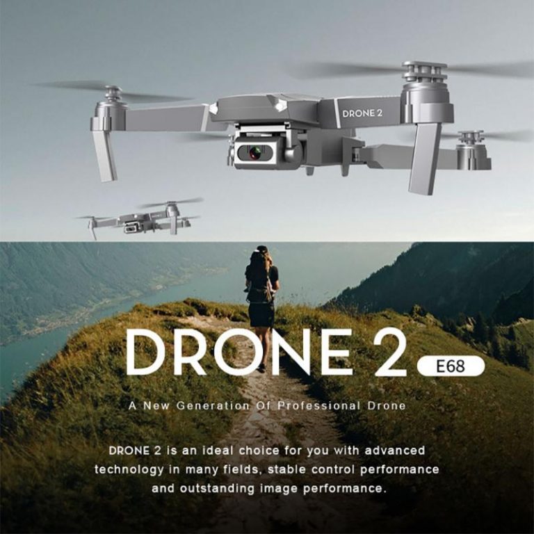 Drone 4K 2020 New E68 WIFI FPV Mini Drone With Wide Angle HD