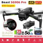 SG906 PRO GPS Drone With 2-axis Anti-shake Self-stabilizing Gimbal WiFi FPV 4K Camera Brushless Drone Quadcopter VS F11 ZEN K1