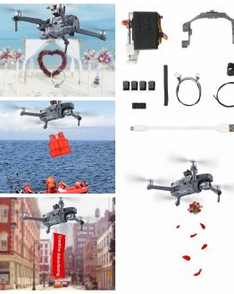 Air-Dropping Thrower System Wedding Ring Gift Emergency Remotely Delivery Rescue Fishing for DJI Mavic 2 Pro Zoom Drone Thrower