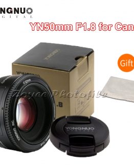 YONGNUO YN50mm F1.8 Camera Lens for Nikon F Canon EOS Auto Focus Large Aperture Lense for DSLR Camera D800 D300 D700 D3200 D3300