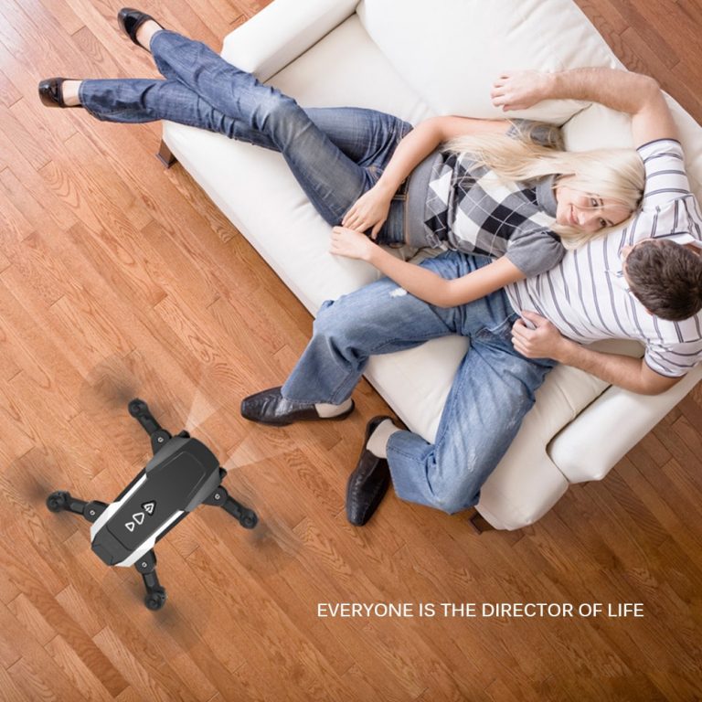 Mini Folding Drone Aerial Folding Quadcopter Phone Controlling Remote