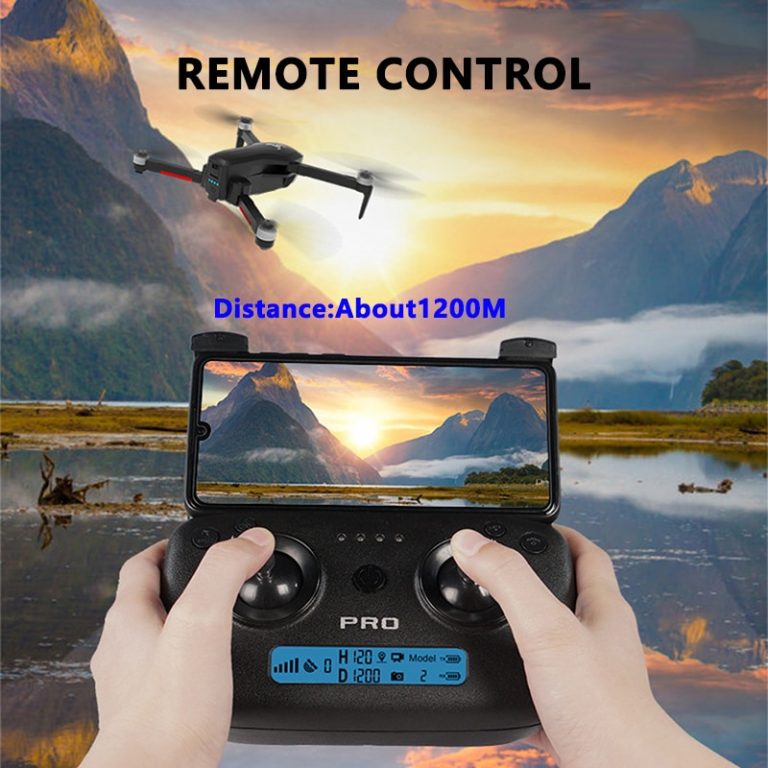 PRO GPS Drone With 2-axis Anti-shake Self-stabilizing Gimbal WiFi FPV 4K