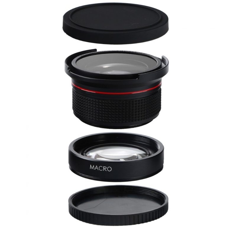 Fisheye Macro Wide Angle Lens Ultra Clear Blue Film Coated For DSLR
