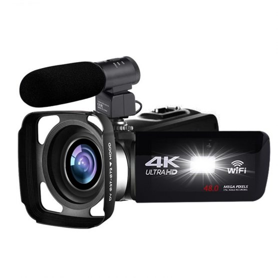 4K Camcorder 48MP Night Vision WiFi Control Digital Camera - Image 2