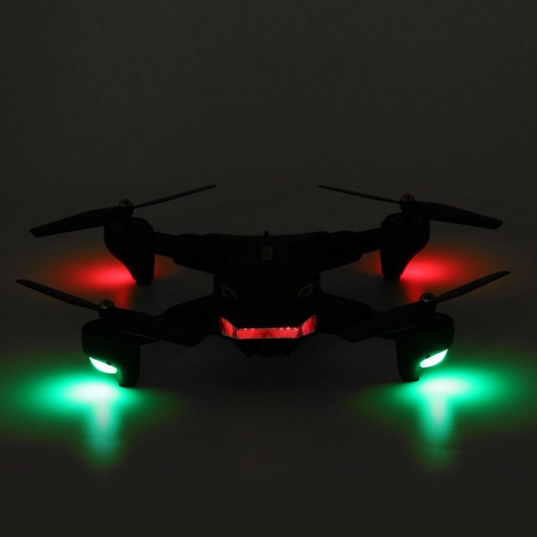 RC Drone XS809S VISUO WiFi FPV Wide Angle 720P Camera Altitude Hold Foldable Headless Mode One Key Return Quadcopter CW CCW 4 Wide Angle 720P Camera Altitude Hold Foldable Headless Mode