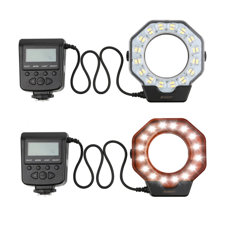 SHOOT Led Macro Ring Flash Light for Nikon D5300 D3400 D7200 D750 D3100 Canon 1300D 6D 5D Olympus e420 Pentax K5 K50 Dslr Camera 2 💡SHOOT LED Macro Ring Flash Light – Perfect for Precision DSLR Photography 📸✨