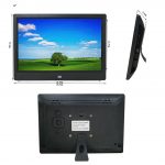 Digital Photo Frame HD 16:9 Crafted Frame with Built in Speaker IPS Screen Digital Picture Frame with Multimedia Player