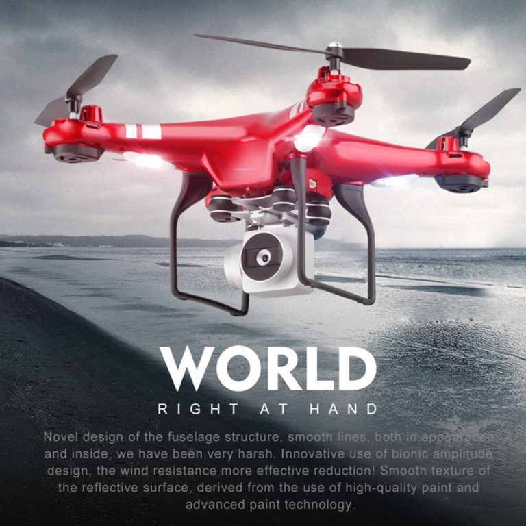 X52HD 1080P RC Drone 2.4GHz 30W Camera 4-Axis Altitude Hold WiFi Altitude Hold RC Altitude Hold Quadcopter SET high