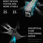 4K HD Camera 5G WIFI FPV Brushless Motor Foldable Selfie Drones